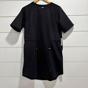 NWT Kyodan SculptEase pull over adjustable waist dress in black size M